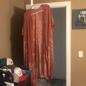 Boho chic flowing kimono